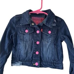 Levi's x Crayola Distressed Denim Jacket Toddler Girl